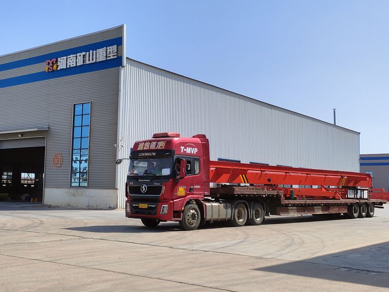 電動(dòng)葫蘆門式起重機(jī)  MHxh10t—14m 外懸3.5/1.5m 制作完成，發(fā)往青海交付客戶使用